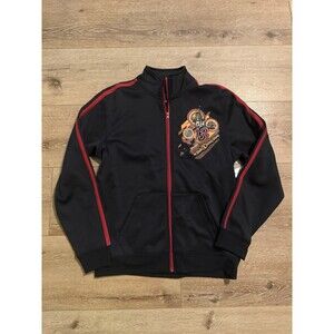 Walt Disney World Adult Black Track Jacket 2013 Full Zip NWT Size Medium